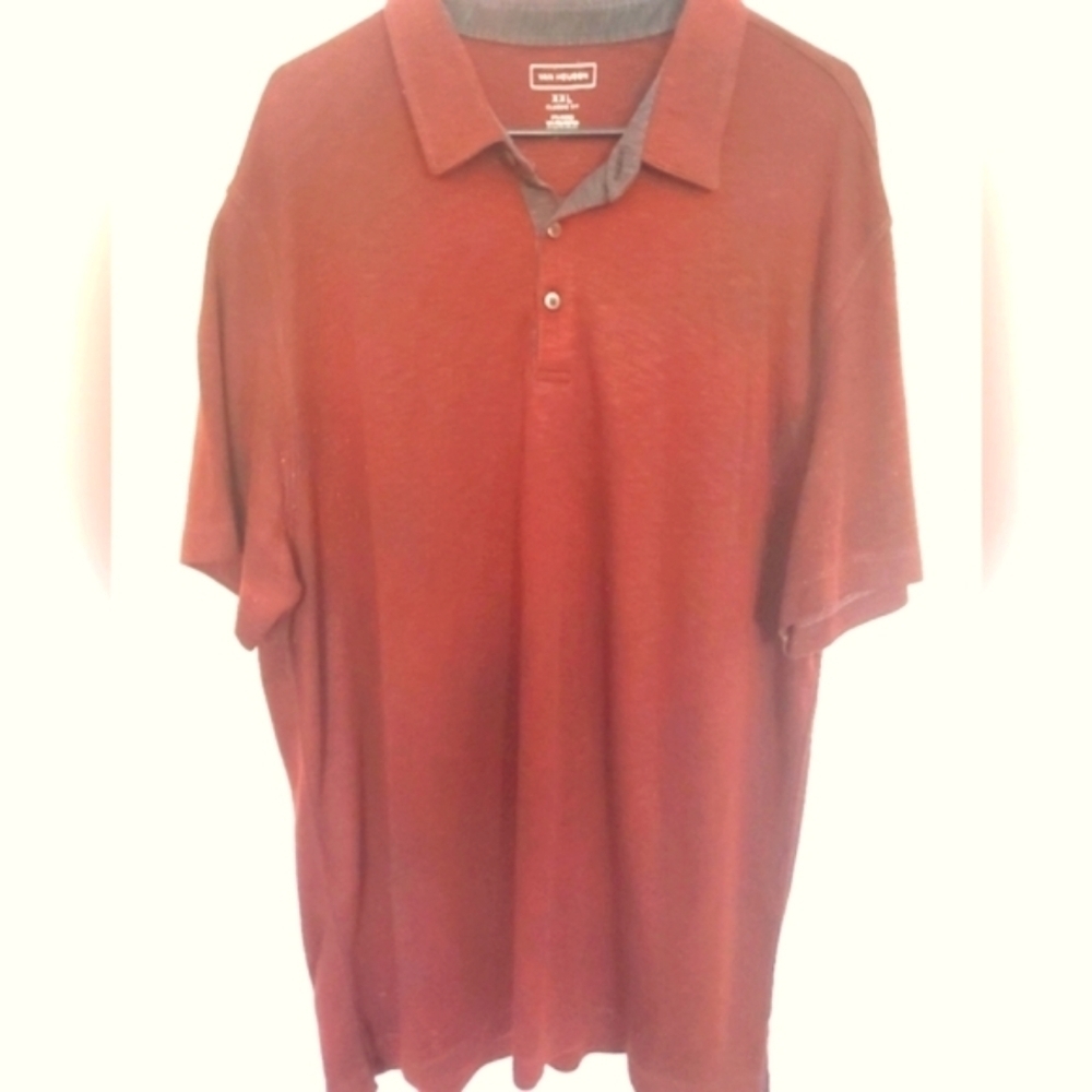 Van Heusen brand burgundy men's polo shirt size XXL